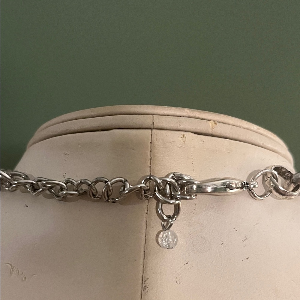 Silver Heart Charm Necklace - Picture 2 of 6